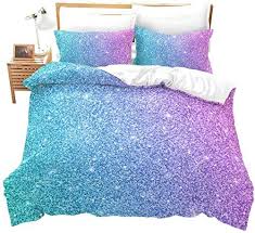Colorful Glitter Bedding Double Girly