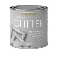 Super Sparkly Silver Glitter Paint