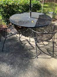 Metal Patio Table And Chairs Set