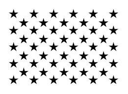 50 Stars Svg American Flag Stars Svg