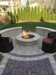 75 Stone Patio With A Fire Pit Ideas