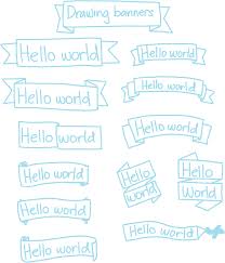 sketchnote lessons banners and ribbons