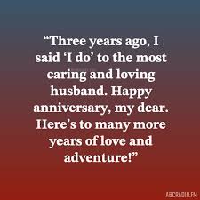 happy 3rd wedding anniversary es