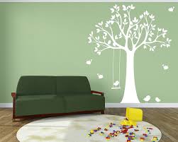 Large Tree Wall Decal With Swinging