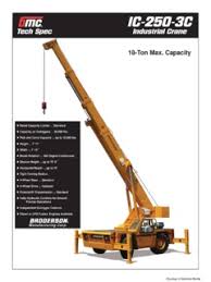 Broderson Ic 250 Series Specifications Cranemarket