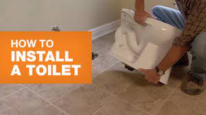 how to install a toilet you