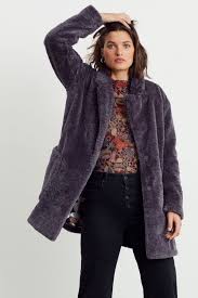 Maeve Lisanne Faux Fur Coat