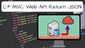 create c mvc web api to return json in