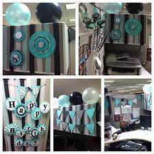 cubicle birthday decoration for my
