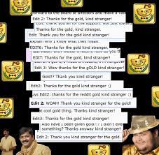 Reddit Thank You For The Gold gambar png