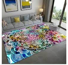 colorful mandala carpet living room rug
