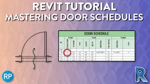master door schedules in revit