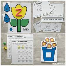 garden literacy math centers for