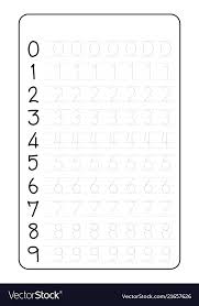 Practice Writing Numbers On A4 Worksheet