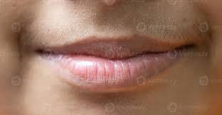 lip no makeup lips of a with a