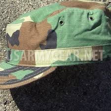 New Us Army Woodland Camouflage Patrol Cap Hat Cover