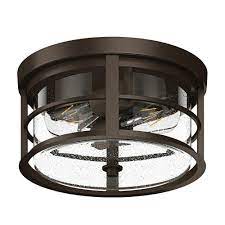 2 light 11 8 in oil rubbed bronze flush mount light