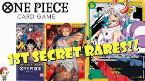 First EVER One Piece Secret Rare Cards Revealed! Shanks & Yamato! (BIG One  Piece TCG News) - YouTube