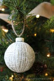 diy paper covered ornament make great