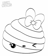 Num Noms Season Coloring Pages Swirls Lolly Free Coloring