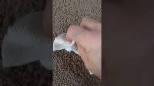 remove black grease stain from carpet