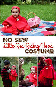 no sew baby little red riding hood