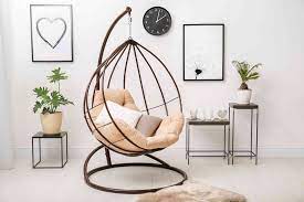 how to hang a hanging chair inside or