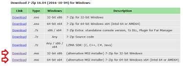 how to install 7 zip silently it
