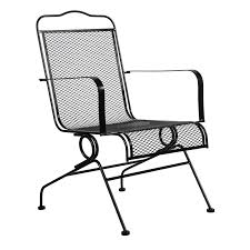 Wrought Iron Outdoor Motion Chair At Home