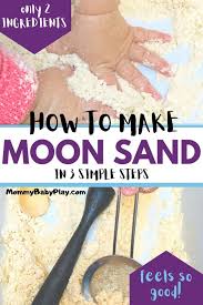 homemade moon sand moon sand made with