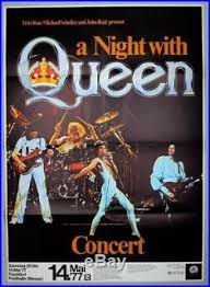Image result for queen concert poster