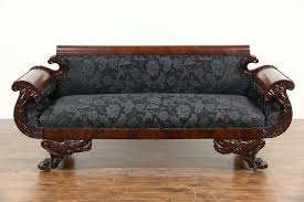 antique gany sofa carved acanthus