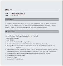 Sample Resume Format Doc Download Best Resume Format Word Format