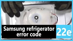 Unblocking your fridge drain hole is an easy and painless task, putting your refrigerator back in good order once again. Samsung Refrigerator Error Code 22 E Causes How Fix Problem