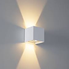 Outdoor Wall Lamp White Incl Led 2