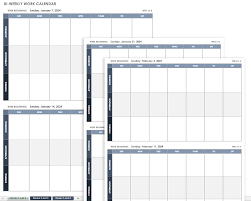 Word (.doc) and excel (.xls) format: Free Excel Calendar Templates