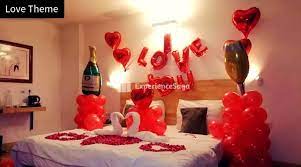 romantic stay with decoration