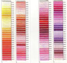 Madeira S Cotton Colour Chart Madeira Thread Embroidery