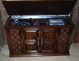 good vine stereo console cabinet