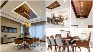 wooden false ceiling design for dining
