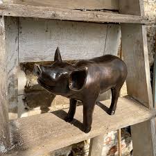 Pig Garden Statue Quality Handmade
