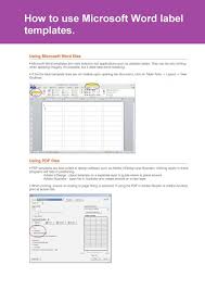 Blank word templates simply enter the software code of your avery product. Microsoft Word Label Templates Addictionary