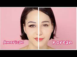korean vs western makeup feat
