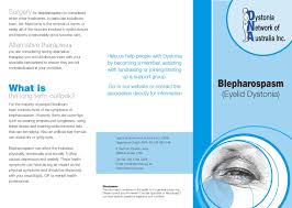 Brochures Dystonia Network Of Australia Inc
