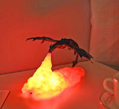 This Fire Breathing Dragon Night Light Belongs In Every Dragon Loving Kids Bedroom