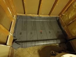 Tile redi base'n bench 37 in. How To Build A Tile Shower Floor Shower Pan Liner And Drain Diy