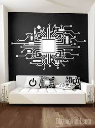 Technology Wall Decal Circuit Board