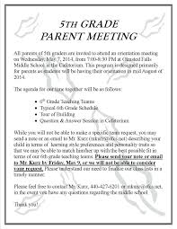 Sample Invitation Letter Parent Teacher Association Meeting New