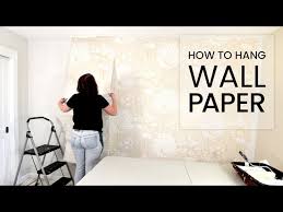 how to hang wallpaper with paste you