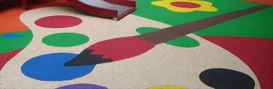 wet poured rubber crumb for playground